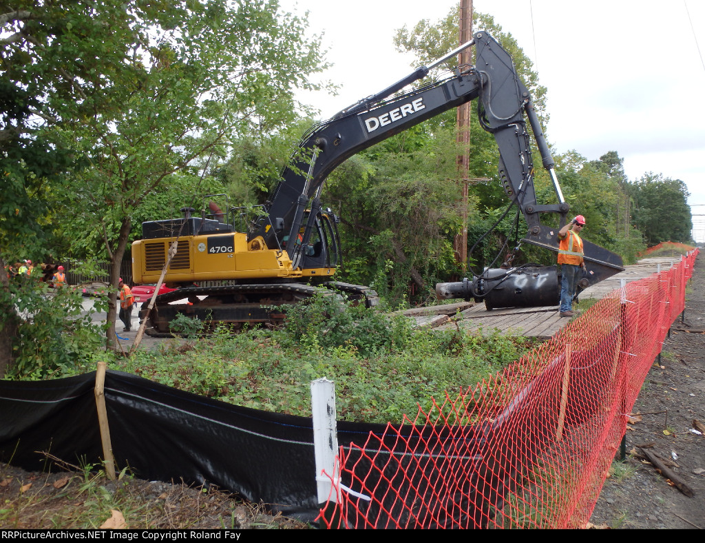 CRAWLING UP TO THE TRACKS